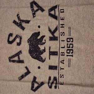 Gildan Gray Alaska Sitka T-Shirt, L